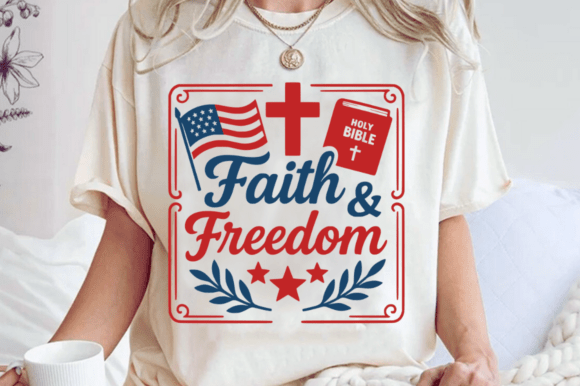 4th of July Christian SVG: Perfect for T-Shirt Designs and Graphics