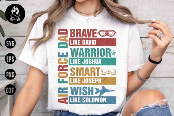 Air Force Dad SVG: A Faith-Inspired Graphics Gem for T-Shirt Designs