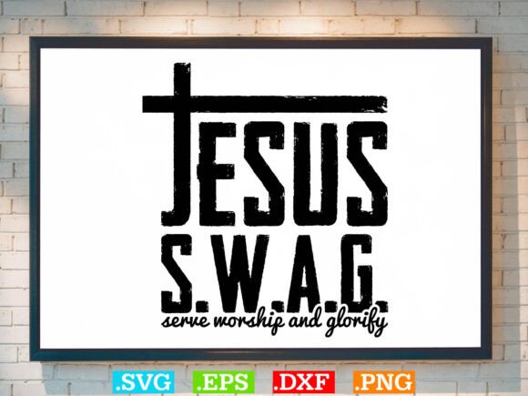Gift Jesus Swag Serve Worship Shirt: A Versatile Graphics Asset