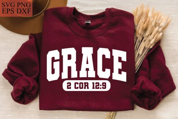 Grace SVG PNG, Bible SVG: Perfect for T-Shirt Designs & Graphics