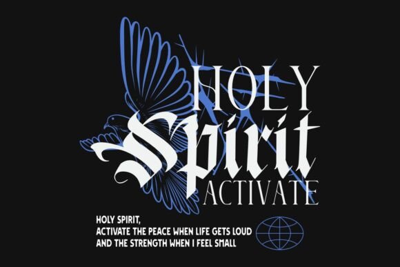 Holy Spirit Activate T-shirt Christian Graphics