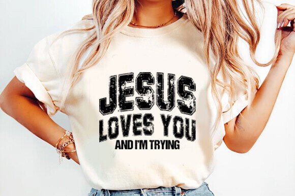 Jesus Loves You SVG: A Unique T-Shirt Design for Local Brands