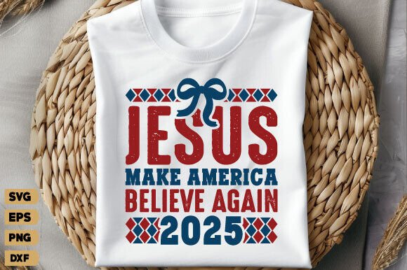 Jesus Make America Png: A Bold T-Shirt Design for Local Brands