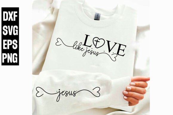Love Like Jesus Png: A Versatile Graphic for T-Shirt Designs